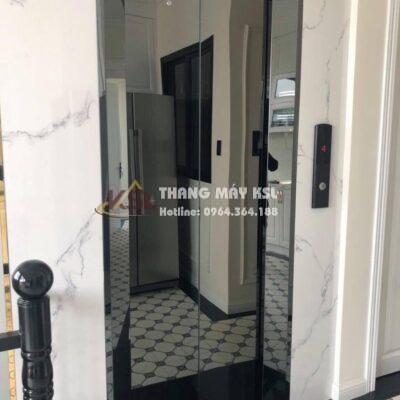 Thang inox gương đen 01