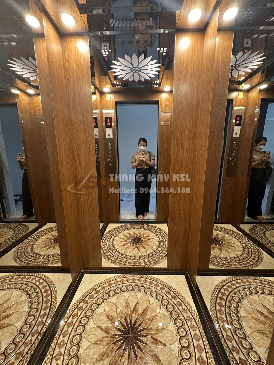 Thang laminate vân gỗ 01 Thang laminate vân gỗ 01