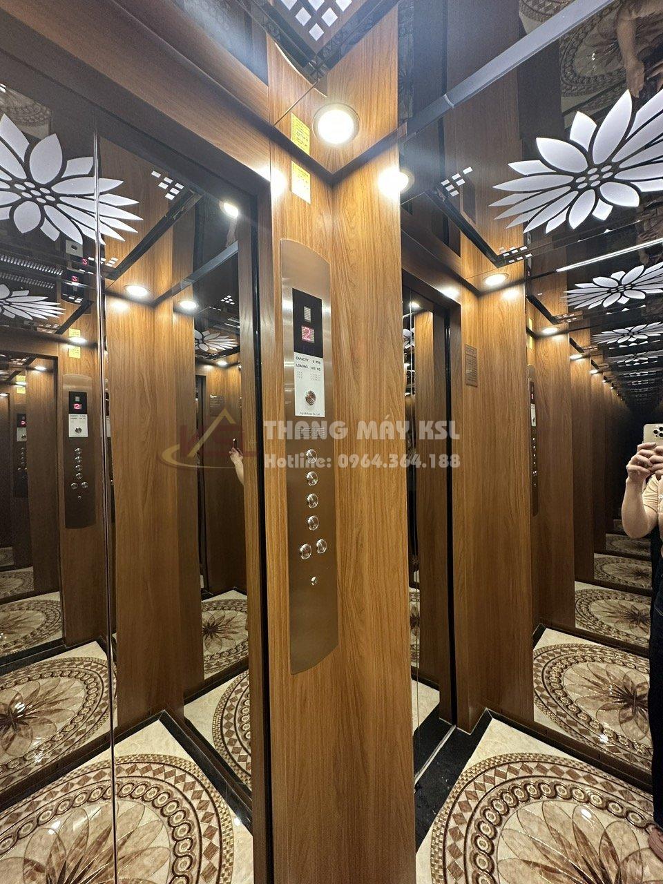 Thang laminate vân gỗ 01 Thang laminate vân gỗ 01